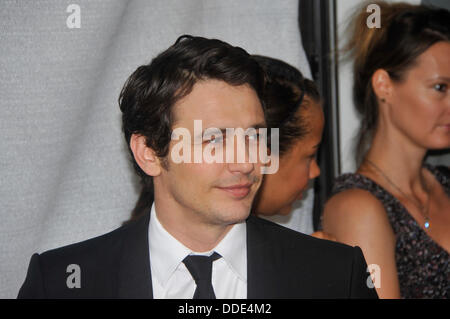 Schauspieler James Franco besucht "Palo Alto" Fototermin während der 70. Venice International Film Festival im Palazzo del Casino am 1. September 2013 in Venedig, Italien. Stockfoto