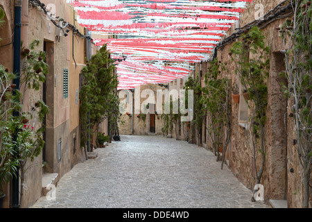 Typische mediterrane Dorf in Valldemossa, Mallorca, Spanien (Balearen) Stockfoto