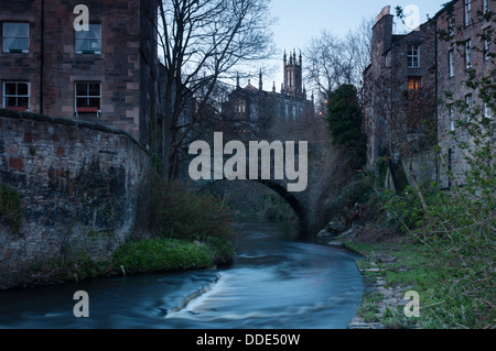 Dean Village, Edinburgh, Schottland, Vereinigtes Königreich Stockfoto