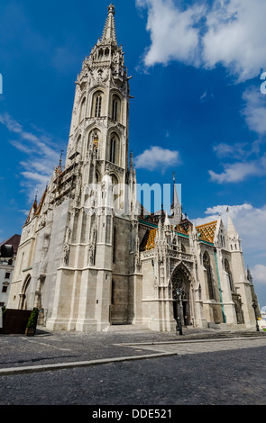 Matthias (Matthias in Magyar) oder Pfarrkirche unserer lieben Frau Maria, Neo-gotischen Stil in Budapest, Ungarn Stockfoto