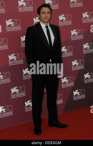 Schauspieler James Franco besucht "Palo Alto" Fototermin während der 70. Venice International Film Festival im Palazzo del Casino am 1. September 2013 in Venedig, Italien. Stockfoto