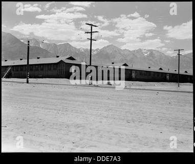 Manzanar Relocation Center, Manzanar, Kalifornien. Das neue Krankenhaus in diesem Krieg Relocation Authority... 538138 Stockfoto