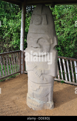 Alto de Las Piedras in ISNOS - archäologischer Park von SAN AGUSTIN. Abteilung Huila.COLOMBIA Stockfoto