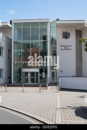 Exeter Krone und Landgerichte Gebäude, England, UK Stockfoto