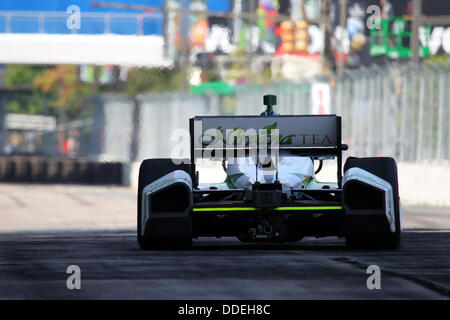 Baltimore, Maryland, USA. 1. September 2013. IndyCar, Grand Prix von Baltimore, Baltimore, MD, 30 August – 1. September 2013, STEFAN WILSON, Dale Coyne Racing © Ron Bijlsma/ZUMAPRESS.com/Alamy Live-Nachrichten Stockfoto