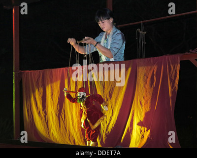 Marionette Marionettentheater Mandalay Myanmar Stockfoto