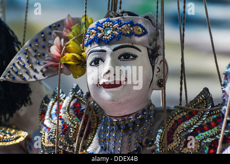 Puppentheater Mandalay Myanmar Stockfoto