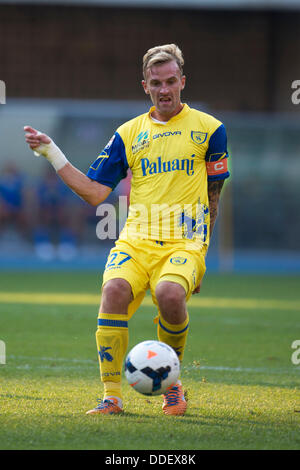 Verona, Italien. 31. August 2013. Luca Rigoni (Chievo) Football / Soccer: italienische "Serie A" match zwischen Chievo Verona 2-4 Napoli im Stadio Marc'Antonio Bentegodi in Verona, Italien. © Maurizio Borsari/AFLO/Alamy Live-Nachrichten Stockfoto