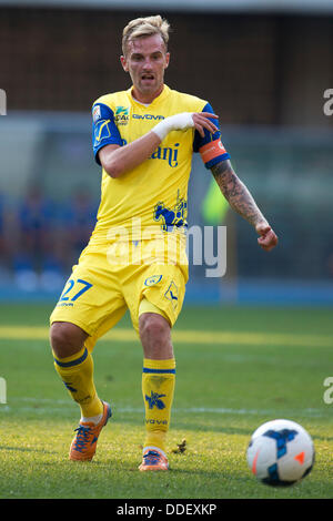 Verona, Italien. 31. August 2013. Luca Rigoni (Chievo) Football / Soccer: italienische "Serie A" match zwischen Chievo Verona 2-4 Napoli im Stadio Marc'Antonio Bentegodi in Verona, Italien. © Maurizio Borsari/AFLO/Alamy Live-Nachrichten Stockfoto