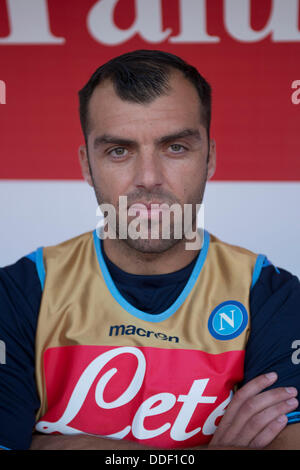 Verona, Italien. 31. August 2013. Goran Pandev (Napoli) Football / Soccer: italienische "Serie A" match zwischen Chievo Verona 2-4 Napoli im Stadio Marc'Antonio Bentegodi in Verona, Italien. © Maurizio Borsari/AFLO/Alamy Live-Nachrichten Stockfoto