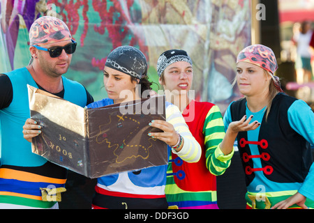 Das Piratenschiff Kinderspielplatz an der 2011 Kentucky State fair. Kentucky, USA Stockfoto