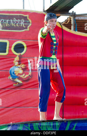 Das Piratenschiff Kinderspielplatz an der 2011 Kentucky State fair. Kentucky, USA Stockfoto