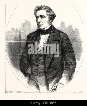 ROBERT STEPHENSON war 16. Oktober 1803 12. Oktober 1859, ein englischer Bauingenieur. UK, Vereinigtes Königreich Großbritannien, British, Europa Stockfoto