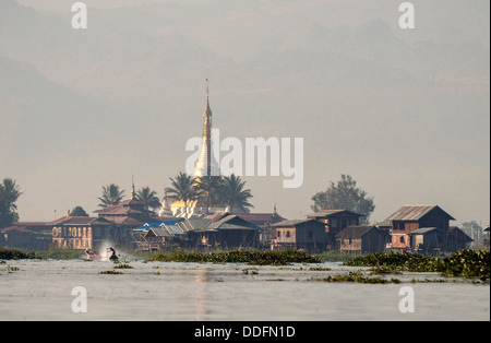 Inle See Nyaungshwe Township von Taunggyi Bezirk der Shan-Staat, Teil des Shan Berge Myanmar. Stockfoto