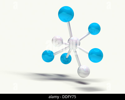 Molekulare Struktur Stockfoto