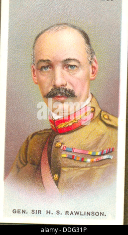 Weltkrieg ein Portrait von General Sir Henry Rawlinson KCB Stockfoto