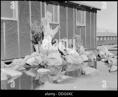 Manzanar Relocation Center, Manzanar, Kalifornien. William Katsuki, ehemaliger professioneller Landschaft Ga... 538152 Stockfoto