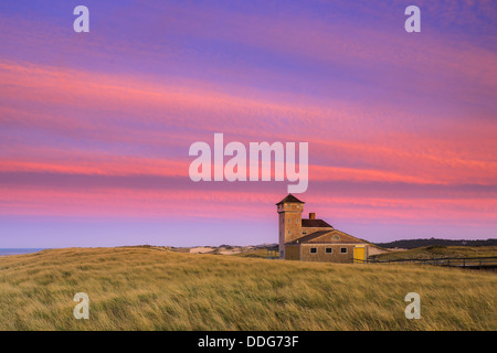 Alte Harbor Life-Saving-Station in der Nähe von Provincetown, Neuengland Stockfoto