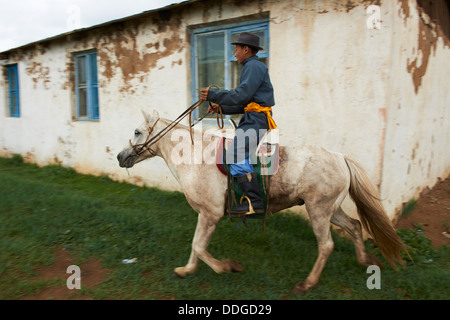 Mongolei, Ovorkhangai Provinz, Burd, das Naadam-Fest Stockfoto