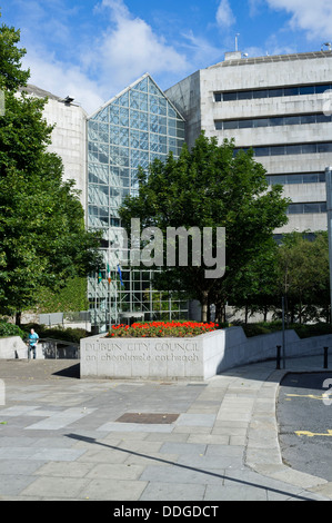 Dublin City Council Büros auf Wood Quay, Dublin, Irland Stockfoto