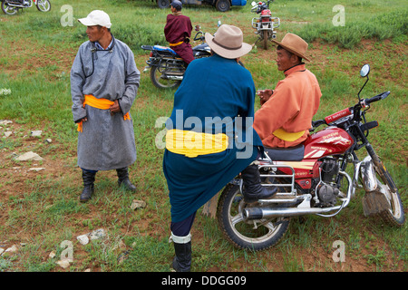 Mongolei, Ovorkhangai Provinz, Burd, das Naadam-Fest Stockfoto