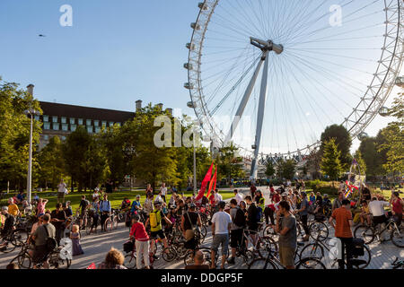 London, UK. 02. September 2013. Raum für Rad Fahrt, London, 2. September 2013 Credit: Zefrog/Alamy Live News Stockfoto