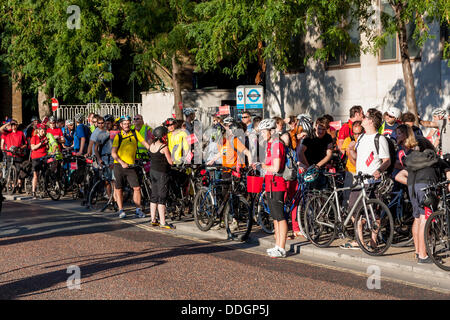 London, UK. 02. September 2013. Raum für Rad Fahrt, London, 2. September 2013 Credit: Zefrog/Alamy Live News Stockfoto