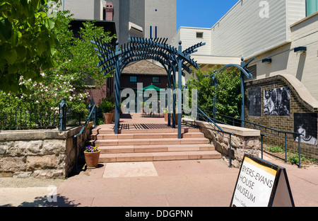 Eingang zum Byers-Evans-Haus-Museum, Denver, Colorado, USA Stockfoto