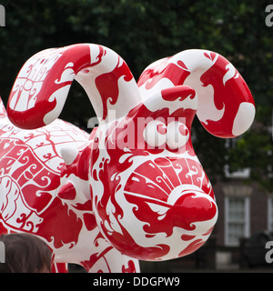 Gromit Unleashed war ein Sommer 2013 öffentliche Kunstausstellung / trail in der Stadt von Bristol, UK. Stockfoto