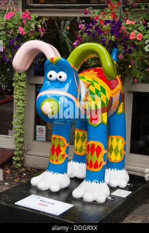 Gromit Unleashed war ein Sommer 2013 öffentliche Kunstausstellung / trail in der Stadt von Bristol, UK. Stockfoto