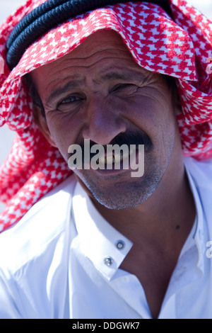 Porträt eines Beduinen, Sinai-Halbinsel in Ägypten Stockfoto