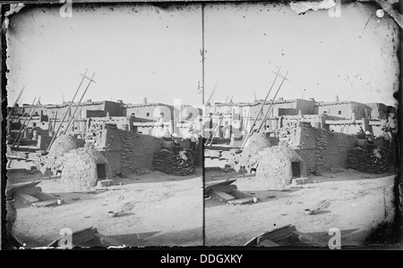 Zuni Pueblo in New Mexico Teil der südlichen Hälfte, 1873-519762 Stockfoto