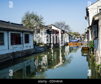 Alten Wasserstadt Zhouzhuang, Jiangsu, China Stockfoto