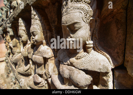 Apsara Relief Statue in Kambodscha Angkor Wat, Kambodscha Stockfoto