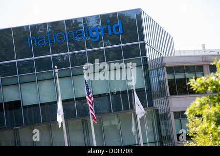 Ein Bürogebäude von National Grid besetzt. Stockfoto