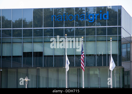 Ein Bürogebäude von National Grid besetzt. Stockfoto