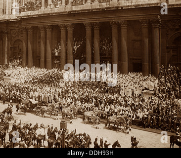 Königin Victorias diamantenes Jubiläum 22. Juni 1897 Stockfoto