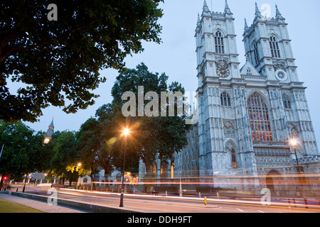 Westminster Abbey Nacht London UK Stockfoto