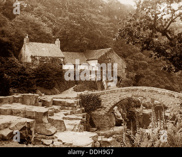 Jesmond Dene viktorianischen Zeit Stockfoto