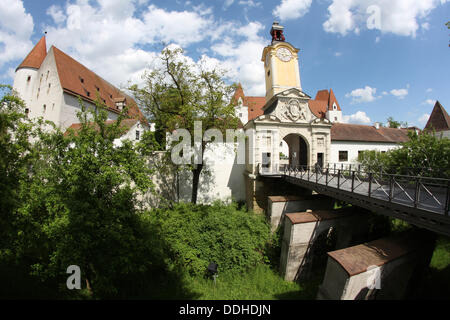 Deutschland: Das Hauptportal des neuen Schlosses in Ingolstadt Stockfoto