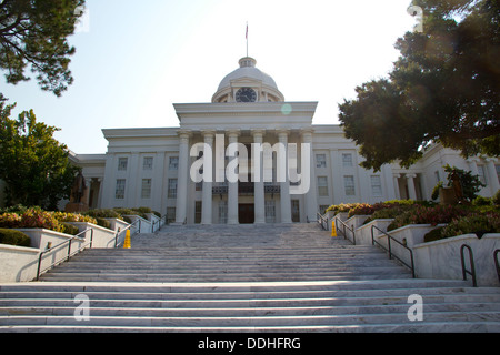 Das Alabama State Capitol Gebäude Montgomery, AL, USA Stockfoto