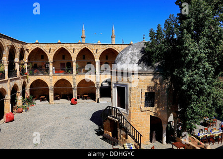 Lefkosa, Lefkosia, Altstadt, Büyük Han, die Great Inn ist die größte Caravansarai auf der Insel Zypern, Nordzypern Stockfoto