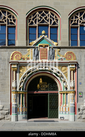 Reich verzierte Portal, Amtsgericht Stockfoto