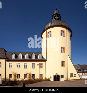 Die "Fett-Turm", Dicker Turm, Unteres Schloss Burg Stockfoto