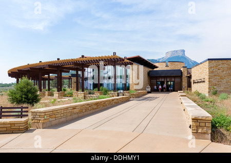 Das Besucherzentrum im Mesa Verde National Park, Cortez, USA Stockfoto