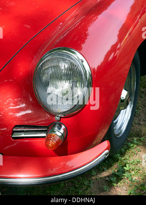 Kotflügel eines Oldtimers Porsche 356 Stockfoto