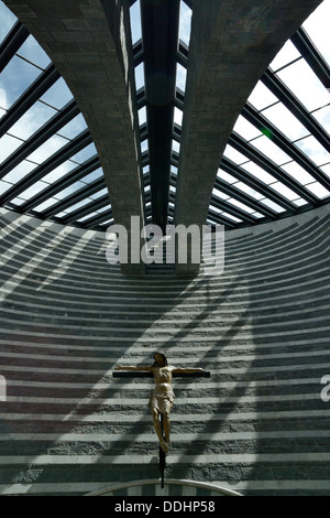 Chiesa di San Giovanni Battista, moderne Kirche vom Architekten Mario Botta Stockfoto