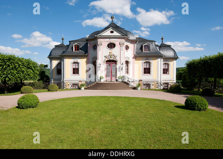 Rokokoschloss Schloss, Dornburger Schloesser Schlösser Stockfoto