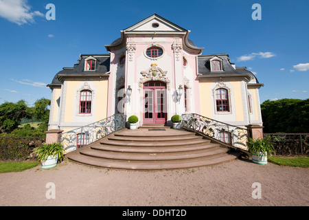 Rokokoschloss Schloss, Dornburger Schloesser Schlösser Stockfoto