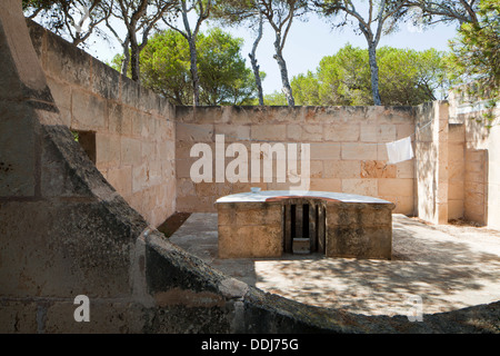 Kann Lis, Mallorca, Spanien. Architekt: Utzon, Jorn, 1971. Waschküche. Stockfoto